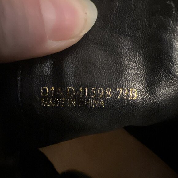 Cole Haan Cassidy Ankle Bootie D41598 Leather Zip Closure Straps Black Women 7.5 - Picture 11 of 12